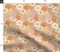 Retro Floral Vintage Botanical 70S Gold Pink Cottage Core Custom Printed Fabric by Spoonflower Various Fabrics by the Yard or Fat Quarter